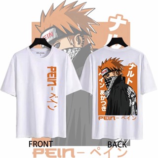 ใหม่ ฤดูร้อน เสื้อยืด Naruto อะนิเมะ เสื้อยืดคอตตอนไม่จำกัดเพศ ดีไซน์ Naruto Pain แขนสั้น cod