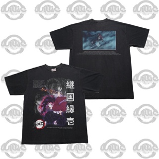 S-5XL เสื้อยืดแขนสั้น[Pre order]Yoriichi Tsugikuni - Demon Slayer ( Kimetsu no Yaiba ) เสื้อBootleg (เสื้ออนิเมะ)S-5XL