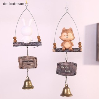 Delicatesun กระดิ่งลมเรซิ่น รูปการ์ตูนกระต่าย สําหรับตกแต่งบ้าน