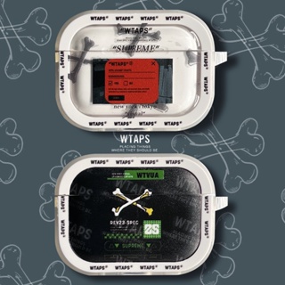 เคสหูฟังบลูทูธไร้สาย ลาย Wtaps สําหรับ Airpods1 2 3 Pro Pro2 Air Pods Pro 3