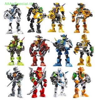 Aaairspecial ของเล่นโมเดลหุ่นยนต์ทหาร Star warrior bionicle hero factory TH