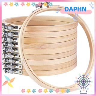 Daphs สะดึงไม้ไผ่ ทรงกลม สําหรับเย็บปักถักร้อย Diy