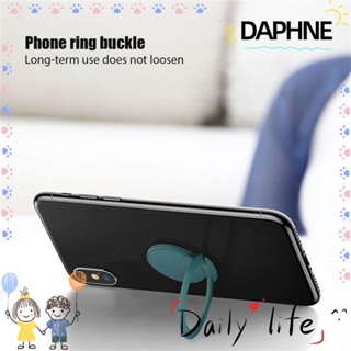 Daphne แหวนวางโทรศัพท์มือถือแบบบางหมุนได้ 360 องศาสําหรับติดรถยนต์