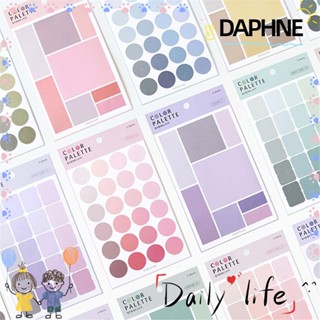 Daphne สติ๊กเกอร์ลายธงโน๊ตหลากสีสําหรับติดตกแต่งเครื่องเขียน Diy