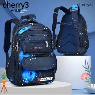 Cherry3 กระเป๋านักเรียน กระเป๋าหนังสือ กันน้ํา น้ําหนักเบา จุของได้เยอะ สําหรับเด็ก