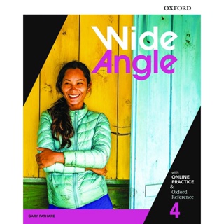 Bundanjai (หนังสือเรียนภาษาอังกฤษ Oxford) Wide Angle American 4 : Student Book with Online Practice (P)