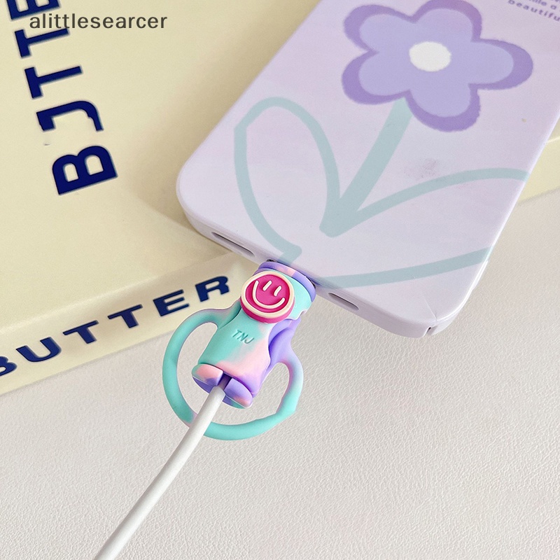 alittlesearcer-ตัวถนอมสายชาร์จ-ซิลิโคน-กันสายหัก-อุปกรณ์เสริม-สําหรับโทรศัพท์มือถือ-en