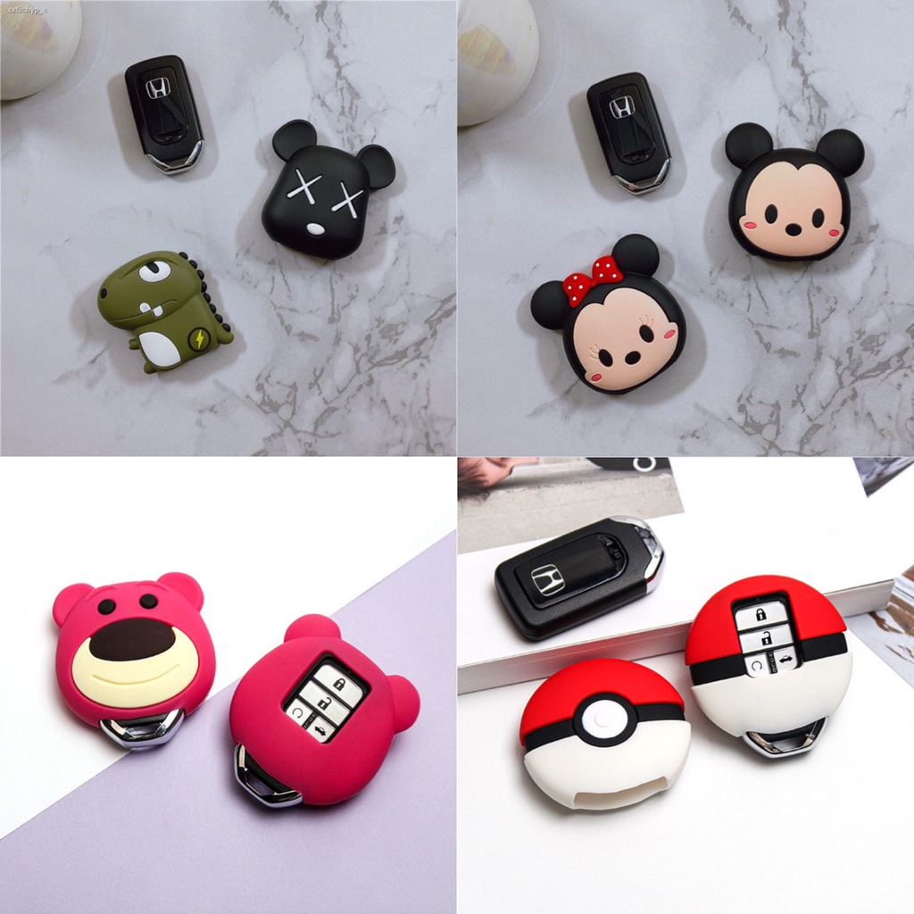 เคสกุญแจรีโมทรถยนต์การ์ตูนหมีหมีสำหรับready-stock