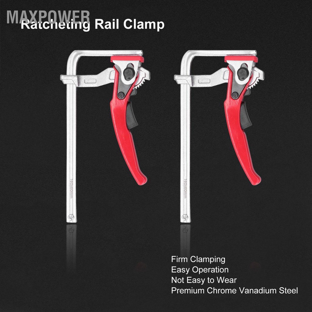 Ratcheting Table Clamp Aluminium Alloy Guide Rail Fixture Fixing Tool ...