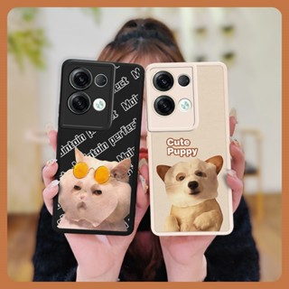 youth luxurious Phone Case For OPPO Reno8 Pro Plus 5G/8 Pro+ 5G/8Pro Global leather funny Waterproof couple protective