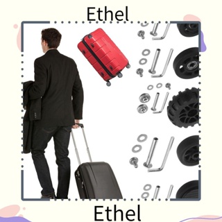 Ethel1 อะไหล่ล้อกระเป๋าเดินทาง แบบพกพา พร้อมสกรู แบบเปลี่ยน