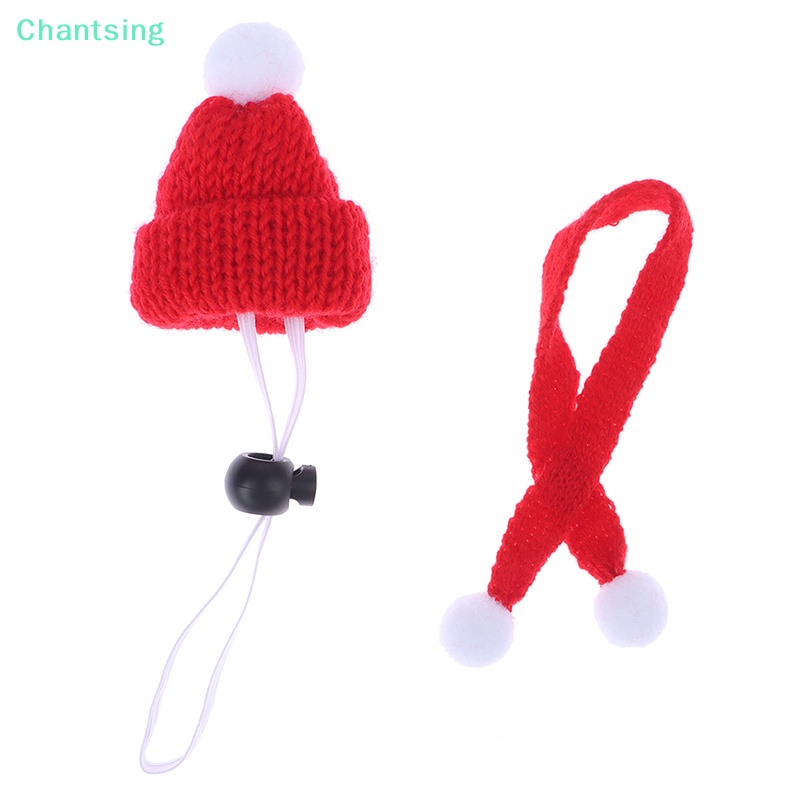 lt-chantsing-gt-ผ้าพันคอ-หมวกบีนนี่-ขนาดเล็ก-อุปกรณ์เสริม-สําหรับตกแต่งบ้านตุ๊กตา-เทศกาลคริสต์มาส-ปีใหม่-1-ชุด