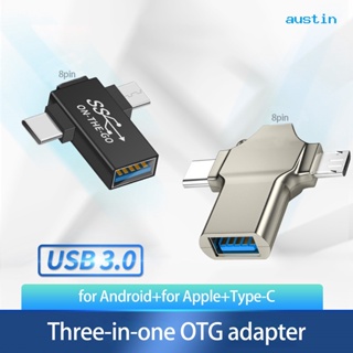 [AY] 3-in-1 อะแดปเตอร์รับส่งสัญญาณ USB3.0 ความเร็วสูง ชาร์จเร็ว เป็นตัวรับส่งสัญญาณไร้สาย