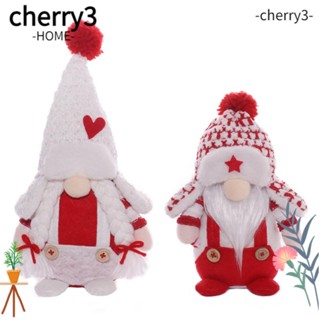 Cherry3 ตุ๊กตาไร้หน้า สําหรับตกแต่งหน้าต่างบ้าน เทศกาลคริสต์มาส