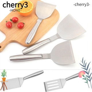 Cherry3 ไม้พายสเตนเลส ด้ามจับกลวง สําหรับตัดแพนเค้ก พิซซ่า บาร์บีคิว