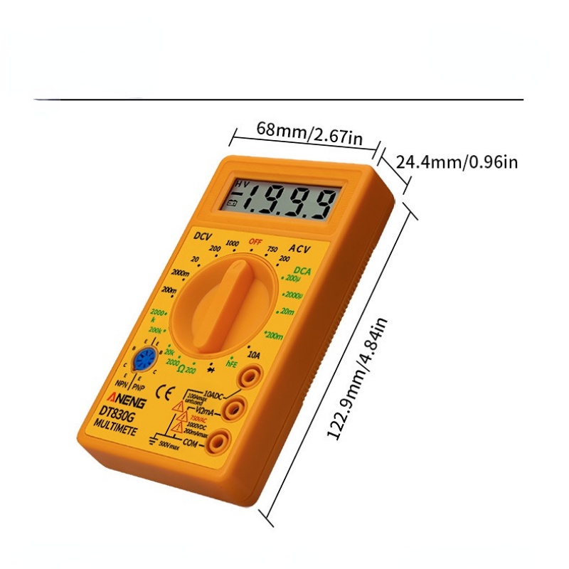 cat-i-dt-830-มัลติมิเตอร์ดิจิตอล-พร้อมแบตเตอรี่-และปลายทดสอบ