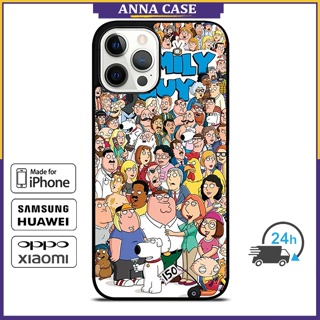 เคสโทรศัพท์มือถือ ลายตัวละคร Family Guy สําหรับ iPhone 14 Pro Max 13 Pro Max Samsung Galaxy Note10+ S21Ultra
