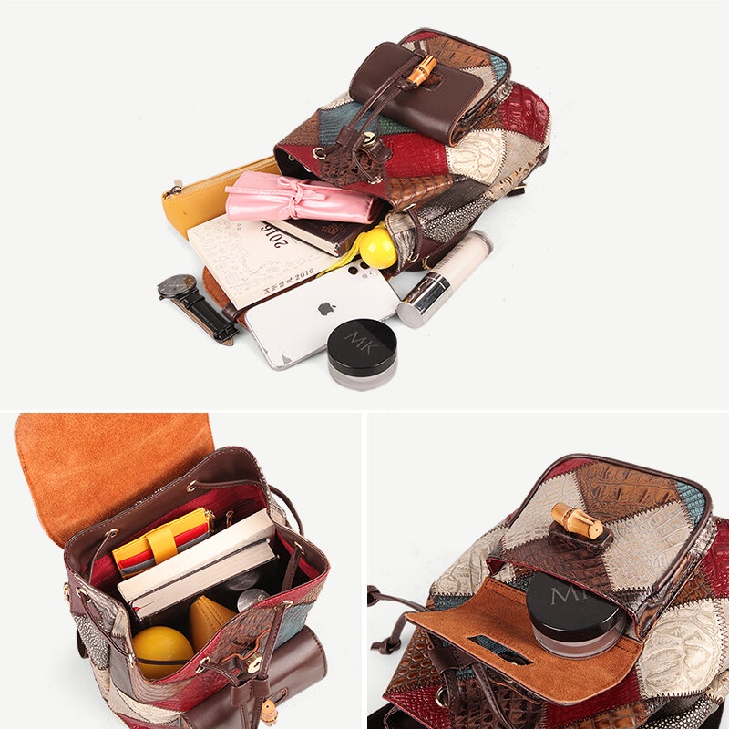 cobbler-legend-กระเป๋าเป้สะพายหลัง-หนังวัวแท้-แบบผูกเชือก-น่ารัก-สําหรับผู้หญิง