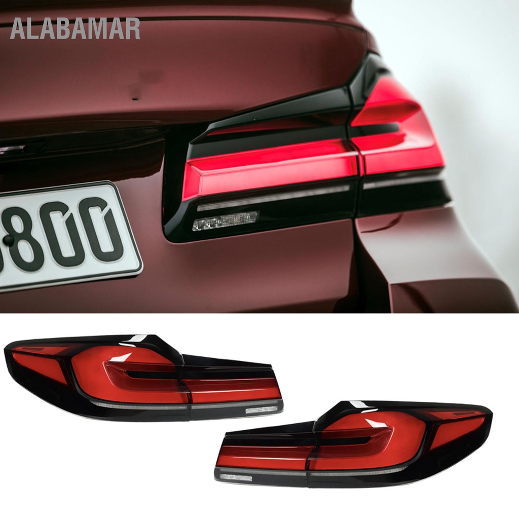 alabamar-โฉมปี-2021-ไฟท้าย-led-lci-ชุดไฟท้ายสีแดงสำหรับ-5-series-g30-m5-f90-pre-facelift-2017-ถึง-2020