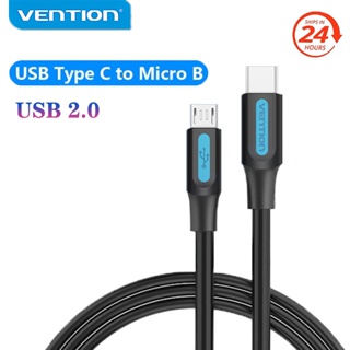Vention C-type เป็น Micro USB สายเคเบิล ชาร์จเร็ว C-type อะแดปเตอร์ สําหรับโทรศัพท์มือถือ Micro USB สายเคเบิลโทรศัพท์มือถือ