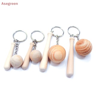[Asegreen] พวงกุญแจเบสบอล จี้รูปตัว Ch ทนทาน สไตล์สปอร์ต สร้างสรรค์ DIY สําหรับห้อยกระเป๋าถือ กุญแจรถยนต์ ผู้หญิง ผู้ชาย