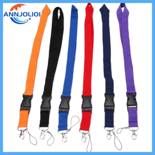 ONE Color Black Blank Plain for Key Lanyard Badge ID Holders Phone Neck Straps