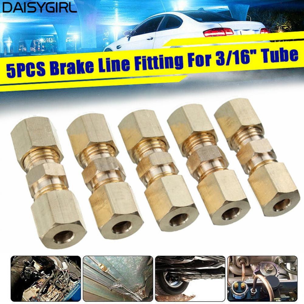 daisyg-brake-lines-union-5pcs-compression-fittings-connector-hydraulic-practical