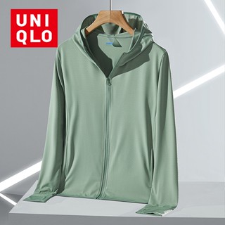 Uniqlo AIRism เสื้อแจ็กเก็ต ป้องกันแดด UPF50 + ป้องกันรังสียูวี ลายพราง สําหรับผู้หญิง ใส่เล่นโยคะ วิ่ง ตั้งแคมป์