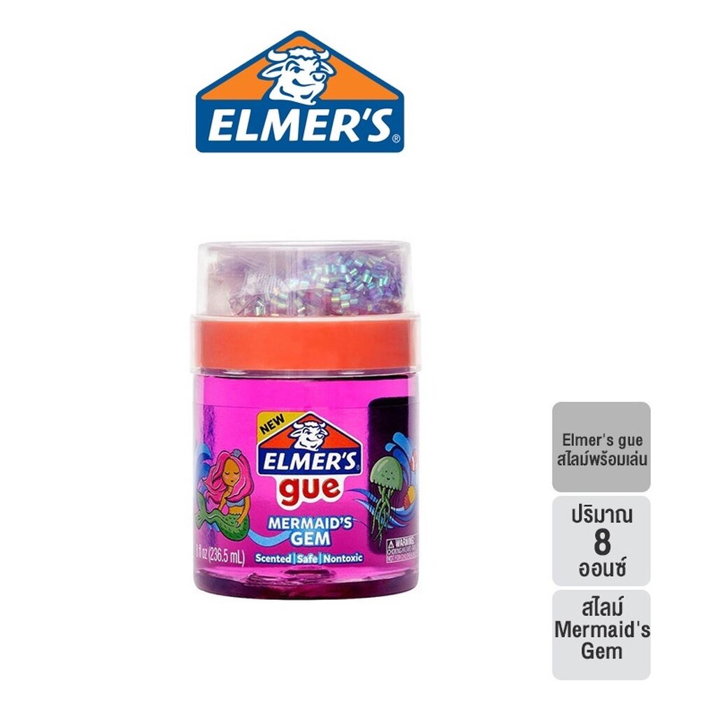 elmers-glue-mermaids-gem-amp-unicorn-butter-8-oz-เอลเมอร์ส-กลู-8-ออนซ์-มีให้เลือก-2-แบบ