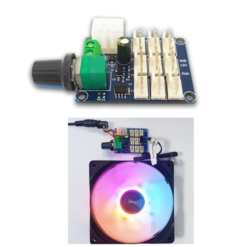 btm-มอเตอร์ควบคุมความเร็วพัดลม-pwm-12v-ควบคุมอุณหภูมิ-ntc