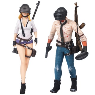 พร้อมส่ง โมเดลฟิกเกอร์ Jedi Battle Royale Survival Good Fortune Eating Chicken Eating Evening 20 ซม.