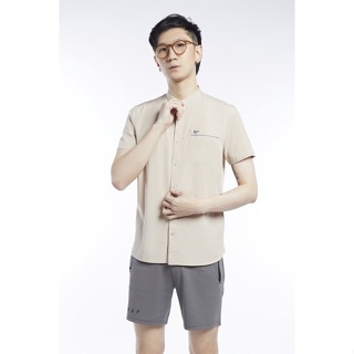 ESP เสื้อเชิ้ตแขนสั้น ผู้ชาย สีน้ำตาลอ่อน | Short Sleeve Shirt| 3693