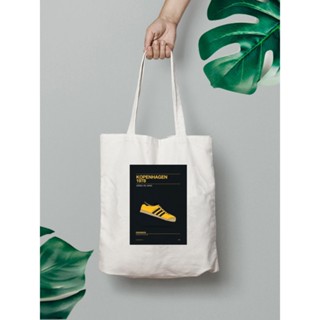Apikae- กระเป๋าโท้ท Wanita-tote bag Didas Copenhagen 1987-drill material (zipper) CVSR