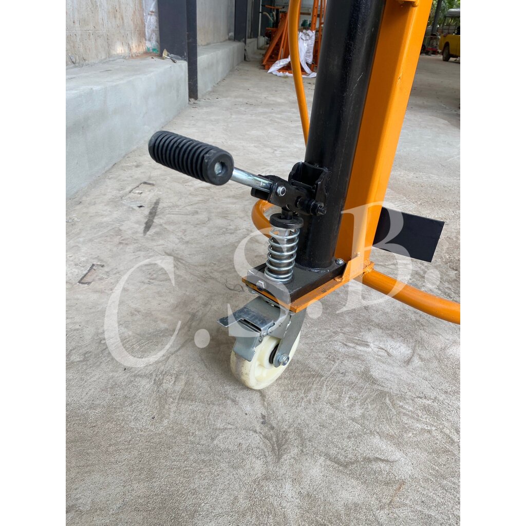 รถยกถังน้ำมัน-hydraulic-truck-drum-300-ลิตร