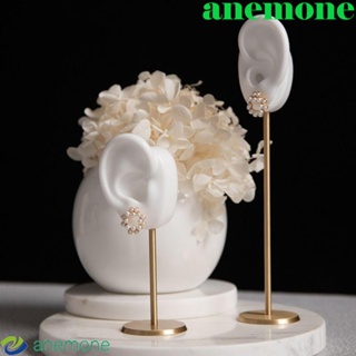 ANEMONE Ear Model Stud Holder Creative Durable Jewelry Organizer Stand Silicone Soft Earring Stand