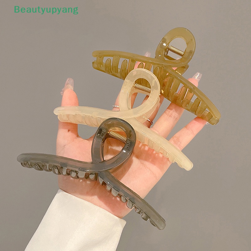 beautyupyang-กิ๊บติดผมหางม้า-แบบใส-ขนาดใหญ่-เครื่องประดับ-สําหรับผู้หญิง