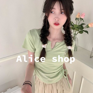 Alice  เสื้อกั๊ก แฟชั่นผู้หญิงเสื้อผ้า สะดวกสบาย และทันสมัย  สวย Chic ทันสมัย สบาย A29J10Q 36Z230909