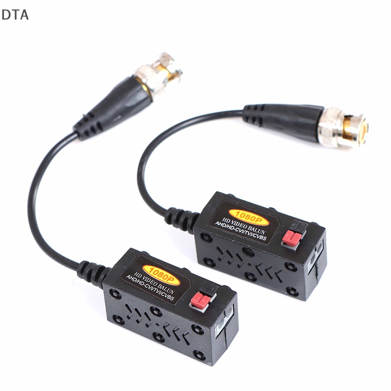 dta-กล้องวงจรปิด-cctv-passive-video-balun-1080p-ahd-cvi-tvi-cvbs-เครือข่ายเป็น-bnc-ส่งสัญญาณ-dt-2-ชิ้น