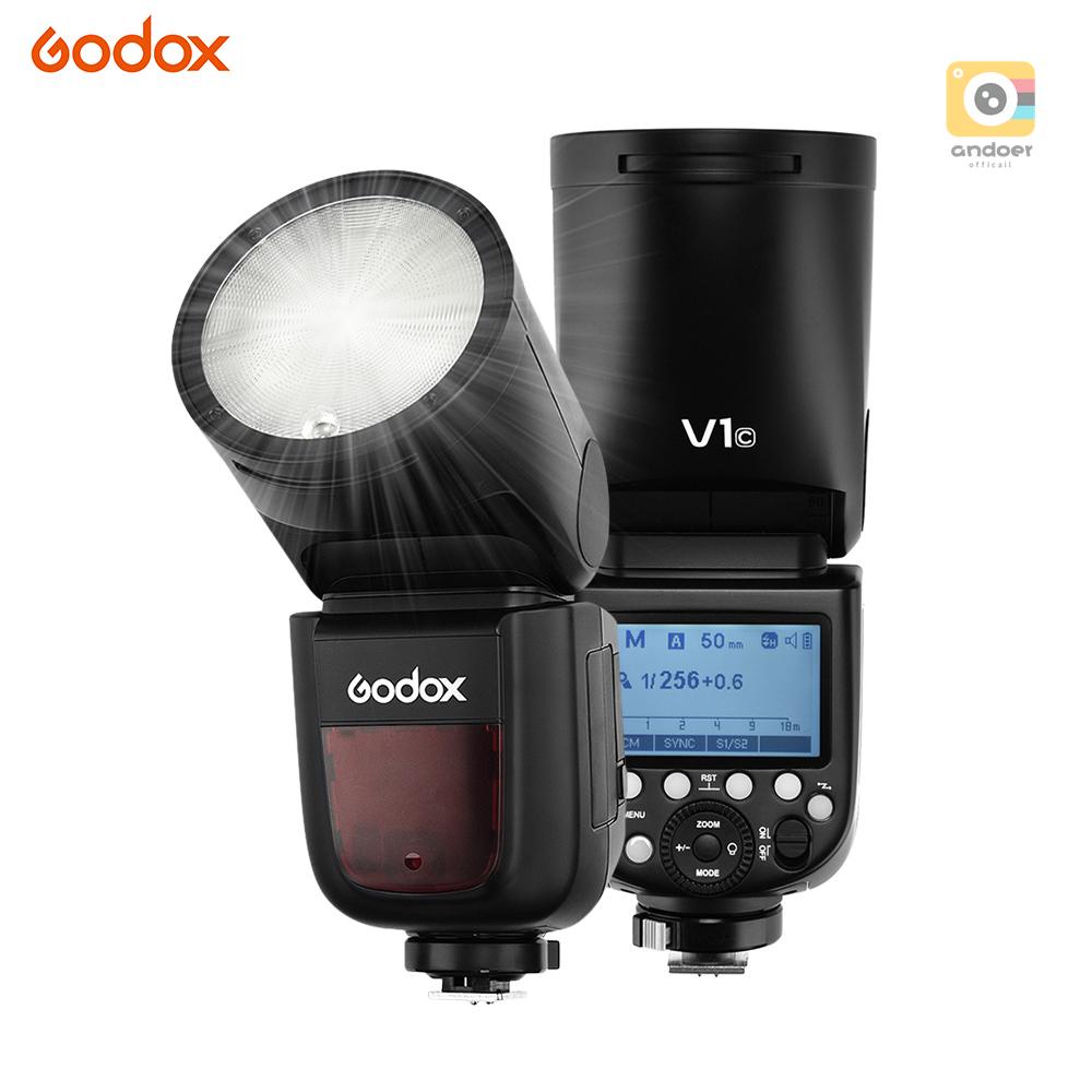 Godox V1-C 2.4G TTL Camera Flash Xpro-C AK-R1 F Canon 80D 5D 60D 650D 700D  750D