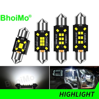 Bhoimo ใหม่ ไฟ LED C10W 31 มม. 36 มม. 39 มม. 41 มม. 2016 C3W C5W DC12v สําหรับติดป้ายทะเบียนรถยนต์ รถจักรยานยนต์