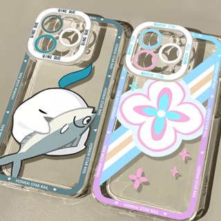 Honkai เคสใส แบบนิ่ม ลายรางดาว กันกระแทก สําหรับ IPhone 14 Pro Max 13 12 11 XR XS X 8 7 Plus SE 2020 Mini