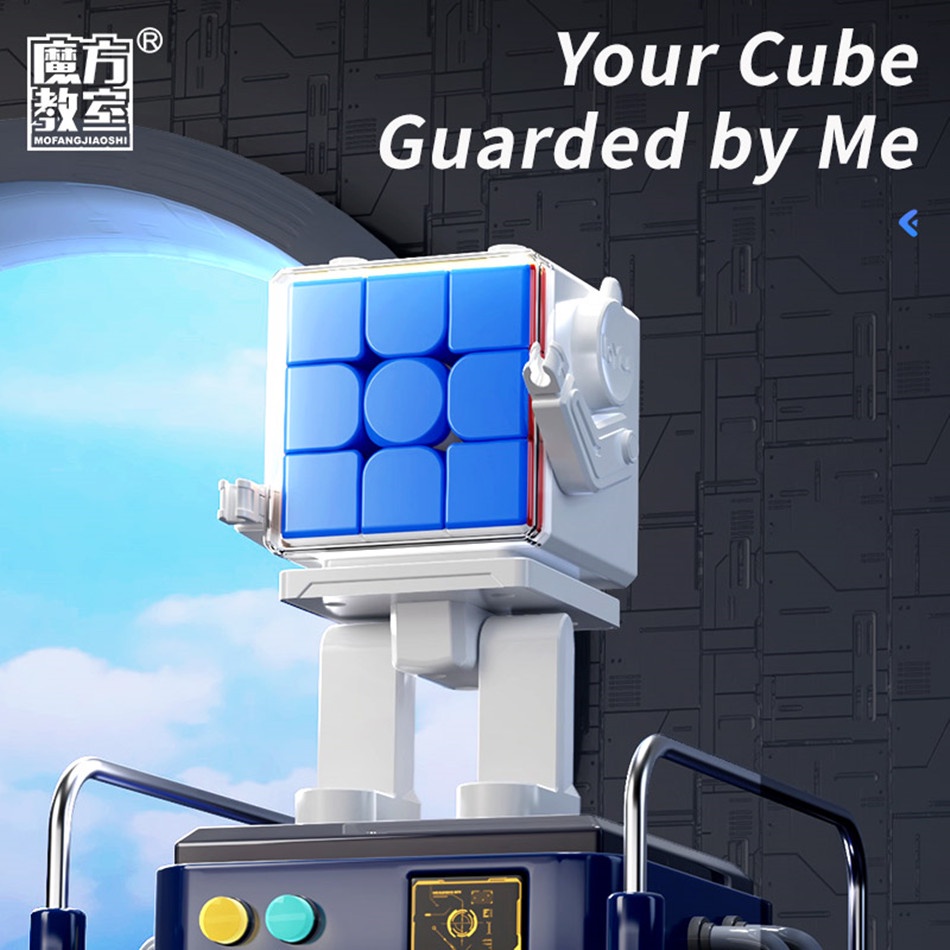 moyu-meilong-กล่องลูกบาศก์-ทรงหุ่นยนต์-3x3-ความเร็ว-ซ้อนกันได้-ไม่รวมลูกบาศก์