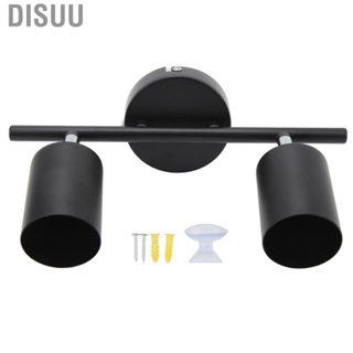 Disuu Track Light Kit 90° Rotatable 2 Light Track Lighting Kit For GU10 Bulb