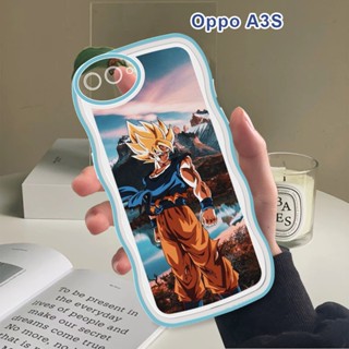 เคส OPPO A3S A5 A5S A7 A12 A12S A9 2020 A39 A59 A59S F1S A71 A83 เคสโทรศัพท์มือถือแบบนิ่ม กันกระแทก กันรอยกล้อง ลายดราก้อนบอล คลื่น แฟชั่น