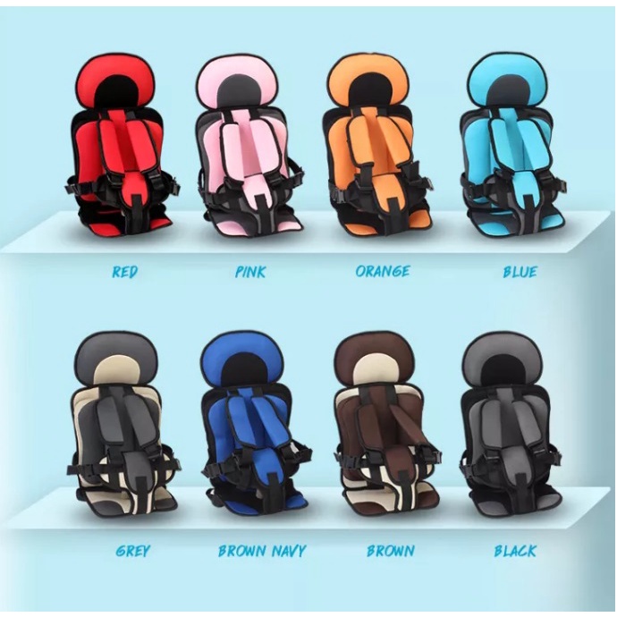 safety-car-seat-ที่นั่งบนรถแบบพกพาสำหรับเด็ก-เบาะเด็ก-เบาะรถยนต์-เพื่อความปลอดภัยเก้าอี้เด็ก-รุ่นฟองน้ำห