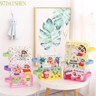 Daishen1 กระเป๋าเครื่องสําอาง กระเป๋าดินสอ กันน้ํา ความจุขนาดใหญ่ อเนกประสงค์ ลายการ์ตูนชินจัง Kulomi สไตล์ญี่ปุ่น