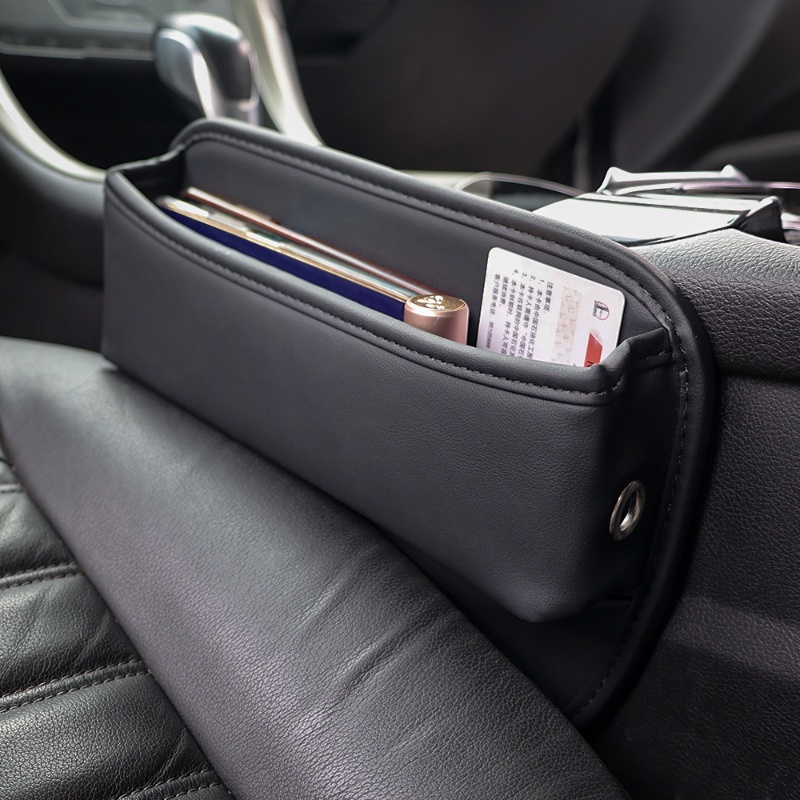 กล่องเก็บของหนัง-แบบพกพา-1-ชิ้น-กุญแจรถยนต์-จัดระเบียบกระเป๋า-กระเป๋าอเนกประสงค์-ประหยัดพื้นที่ภายในรถ