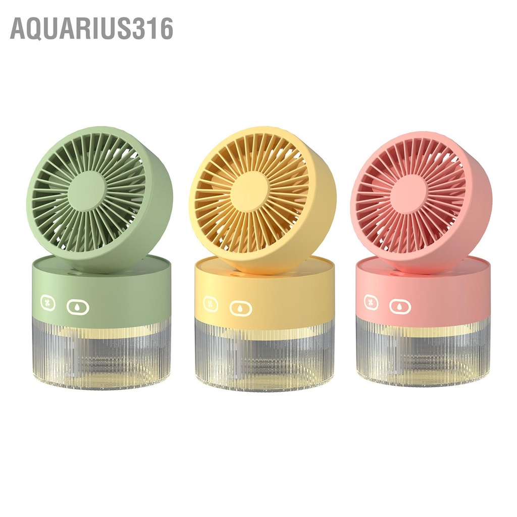 aquarius316-พัดลมระบายความร้อนด้วยน้ำขนาดเล็กพับได้พัดลมตั้งโต๊ะขนาดเล็กพัดลมระบายความร้อน-abs-usb-spray