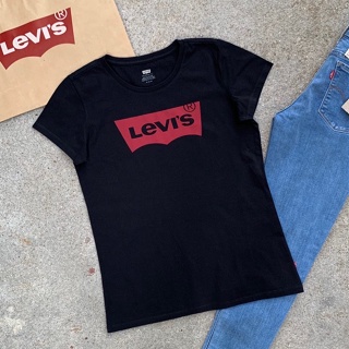 Levis เสื้อยืดคอกลมสตรีลีวายส์ ของแท้ 1000%