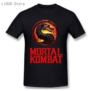 มีความสุข เสื้อยืดผ้าฝ้าย เสื้อยืดแขนสั้น พิมพ์ลาย Mortal Kombat สไตล์คลาสสิก ไม่ซ้ําใคร สําหรับผู้ชาย DNfhce18BCipcl29